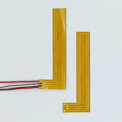 Elemento riscaldante del Polyimide del metallo dell'OEM flessibile con forma speciale di colore nero giallo