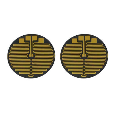Elemento riscaldante del Polyimide del metallo dell'OEM flessibile con forma speciale di colore nero giallo
