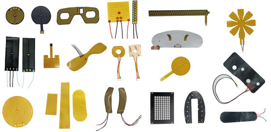Polyimide elettrico industriale Heater Element With Special Shape
