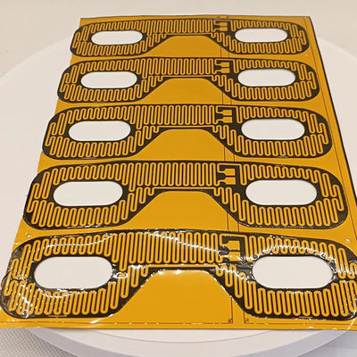 Electrics materiale flessibile del Polyimide della striscia di calore di 12 volt con controllo della temperatura accurato
