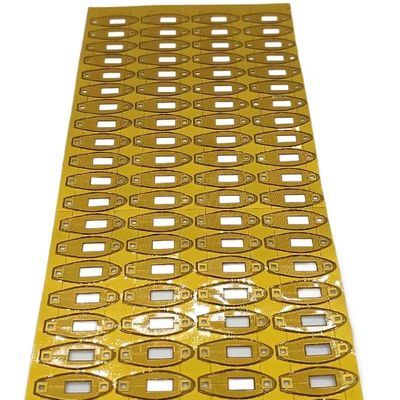 Polyimide multiuso Heater Element, piccolo cuscinetto di riscaldamento 12v con colore nero giallo