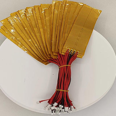 film sottile del riscaldamento del Polyimide di 0.1mm, cuscini a forma di U di Heater For del Kapton su ordinazione flessibile