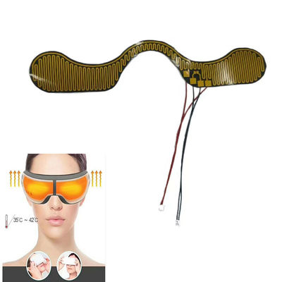 Riscaldatore a pellicola flessibile ad elevato isolamento personalizzato per massaggiatori oculari